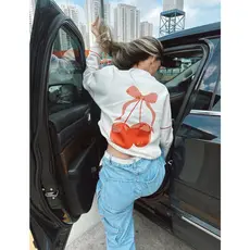 Blusa Moletom Algodão feminino - Oversized Hype Tumblr