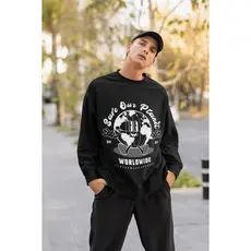Moletom Careca ``Save Our Planet´´ Unissex Blusa de Frio Feminina Masculina- oversized stretwear
