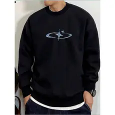 Moletom Casaco Flanelado Frio Agasalho Blusão Novo Variadas Gola Redonda