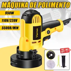110/220V Politriz Lixadeira Multifunções 950W 5 Polegadas Uso Profissional
