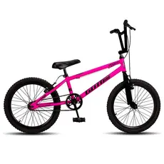 Bicicleta Infantil Aro 20 Bmx Freio V-Brake Rosa e Preto Gottbike