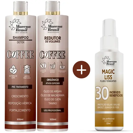 Kit Selagem De Café Protetor Térmico - Magic Liss