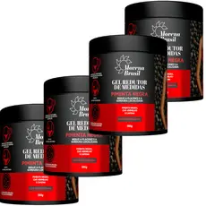 Kit 4X Gel Redutor de Medidas Pimenta Negra Morena Brasil