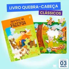Livro Jogo Quebra Cabeça p/ Criança 4 Anos | Bíblico Dinossauro Jesus Conto Infantil Atividade Interativo Menina Menino