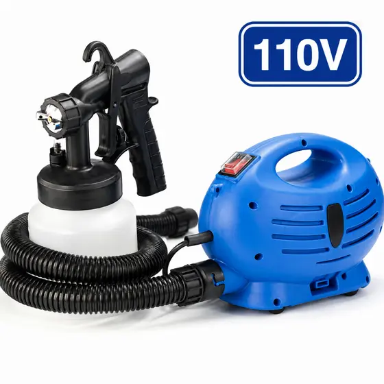 Pistola Elétrica  110V  Pintura Pulverizador de Tinta Compressor Paint 650w 110v