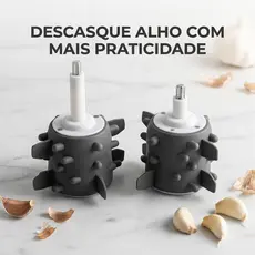 Utensilio Acessório descascador de Alho Silicone Antiodor Fácil de Usar Rápido e Prático 2L/3L PRONTA ENTREGA