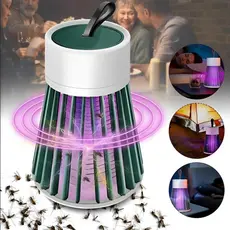Lâmpada Elétrica Mata-Mosquitos Com Luz UV Usb Armadilha Para Insetos