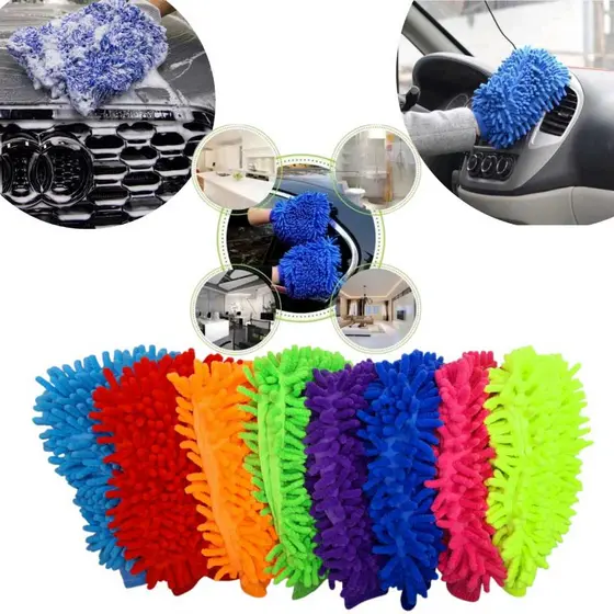 Luva Microfibra Automotiva Varias Cores