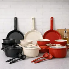 Jogo de Panelas Indução Antiaderente 11 Peças com Cabo Removível – Cozinha Gourmet, Resistente e Econômico