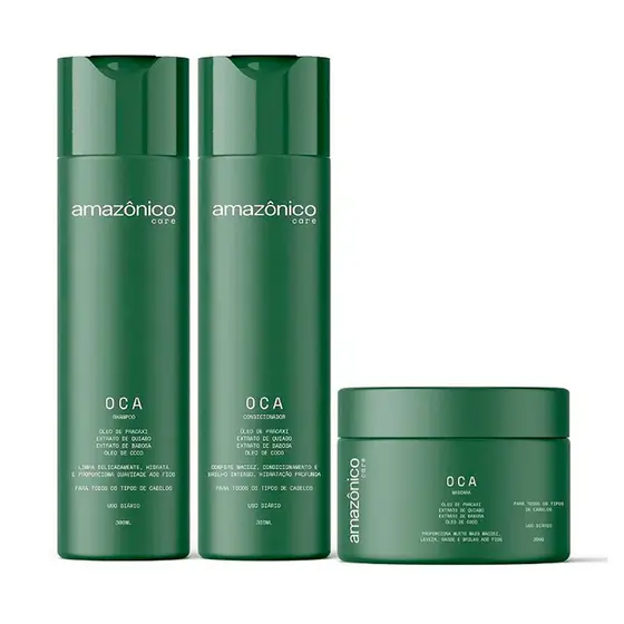 Amazonico Care Kit Oca 3 Produtos Hidratação