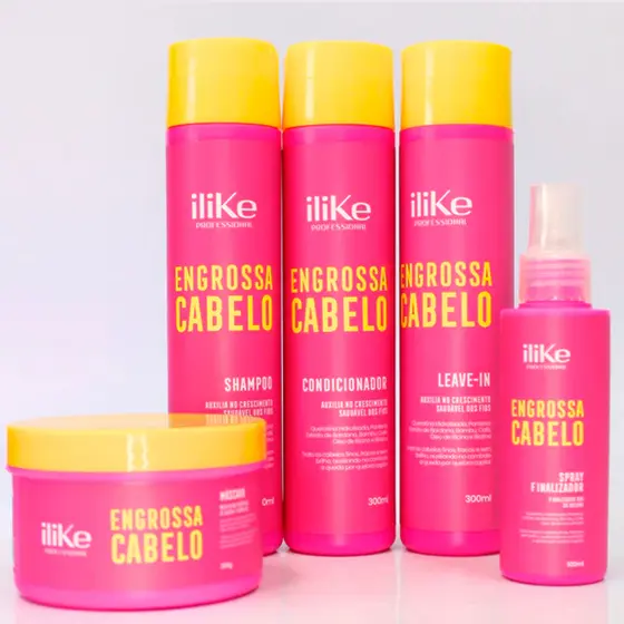 Ilike Engrossa Cabelo Original | Crescimento + Volume - 5 Produto