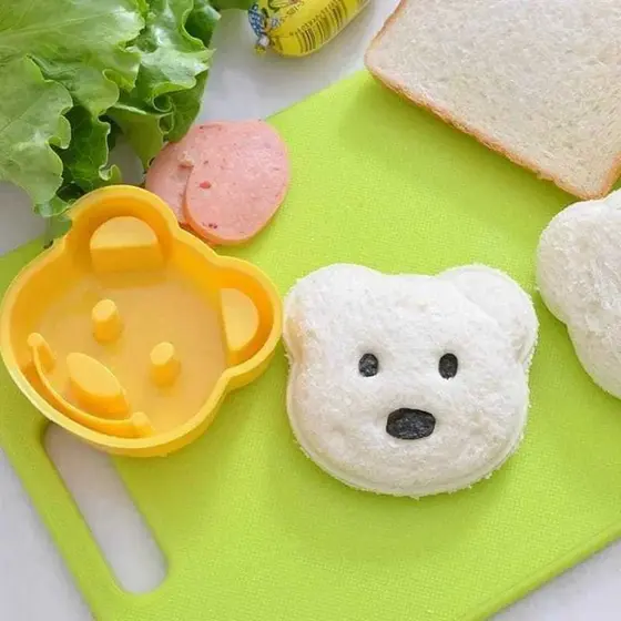 Urso De Pelúcia Molde Sanduíche Para Pão Cortador De Pão De Forma