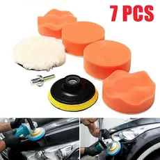 7Peças Kit Polimento para Furadeira/Polimento de Carro/Kit de Esponja de Polimento
