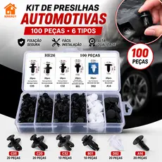 100 Pcs auto fastener Clipe Mista Corpo Do Carro push Pino Retentor rivet stops Guarnição Da Porta Painel kit