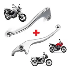 Manete Freio Disco + Manete Embreagem CG125/150 Cromado