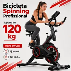 Bicicleta Bike Ergometrica Spinning Academia Fitness Profissional 120kg