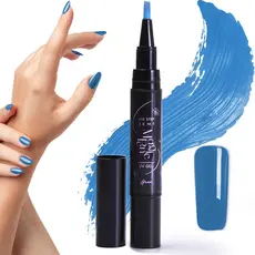 Caneta Esmalte Gel 3 em 1 Gel LED UV Base Top Coat Nail Art Gwen Envio Rápido