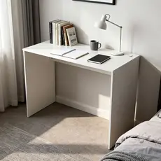 Mesa Gamer Escrivaninha 90cm Sem Gaveta Branco MDF Setup Quarto Home Office Computador Ergonômica