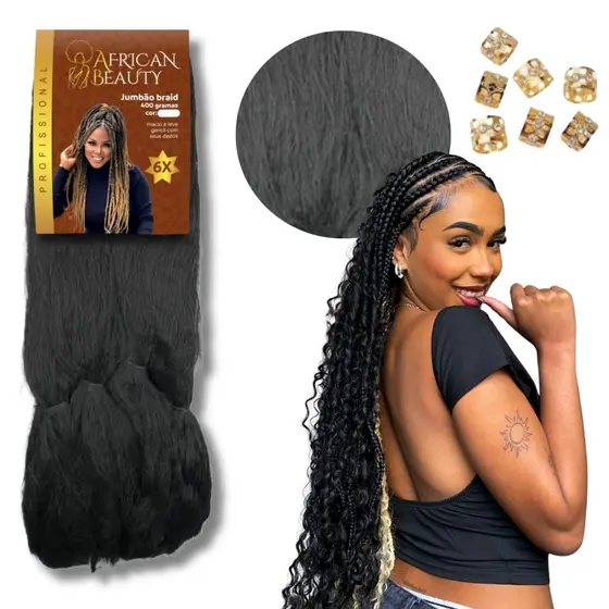 Jumbo tranças African beauty Crochet Braids Box 400g Crespo Gypsy Afro