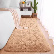 Tapete Passadeira Felpuda Beira de Cama Peludo Vários Tamanhos