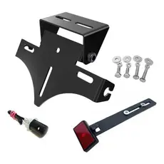 Suporte De Placa Articulado Eliminador Rabeta Universal Moto