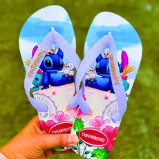 Sandália Feminina Tira Grossa – Várias Estampas Do 33 Ao 40