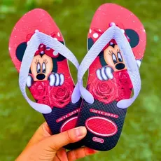 Sandália Feminina do 33 ao 40 Chinelo Tira grossa Varias Estampas