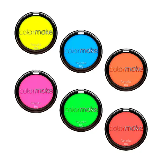 Pancake Neon (FLUOR) Colormake 10g - ENVIO IMEDIATO