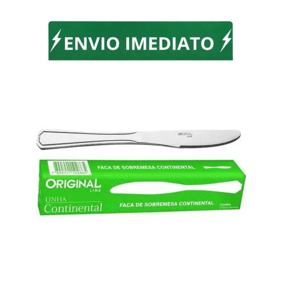 Cj De Facas Sobremesa Inox 12pcs- Talheres Continental