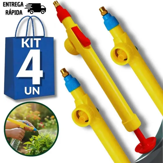 Combo Pulverizador Multiuso Borrifador Spray Manual Garrafa Pet Uso Geral