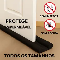 Veda Porta 70cm até 1,20cm Rolinho Protetor de Porta Contra Insetos poeira Impermeável reforçado