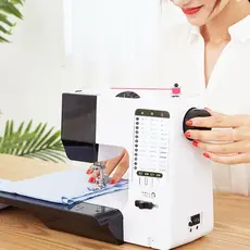 Máquina de Costura Multifuncional 38 Pontos Bivolt 110V 220V Com Extensor e Diversas Funções
