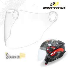 Viseira Capacete Pro Tork New Liberty 3 Atomic Transparente
