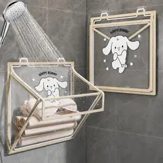 Organizador Multiuso de Parede Dobrável Impermeável para Banheiro, Lavanderia e Cozinha