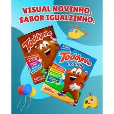 Kit com 27 Bebida Láctea Uht Chocolate Toddynho 200ml