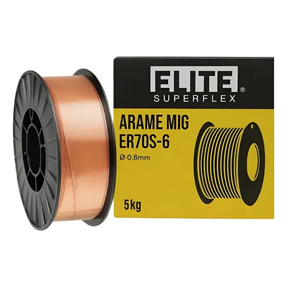Arame Solda Mig 0,8mm 5kg Er70s-6 Uso De Gás Rolo Carretel