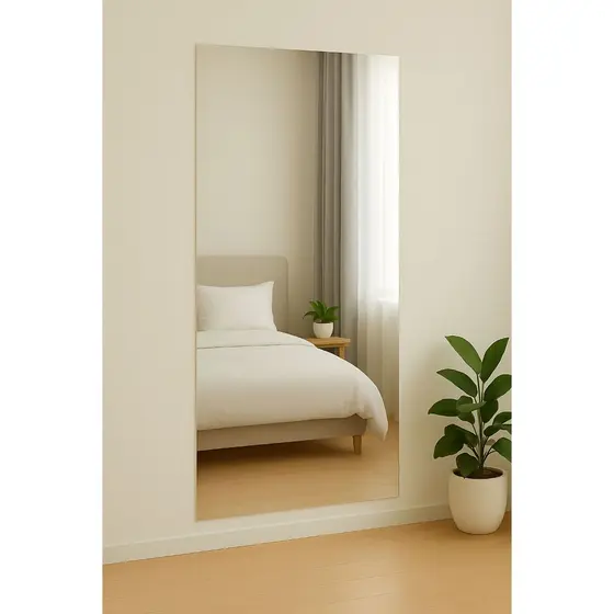 Espelho Grande 110x60cm/ 60x110cm Para Corpo Inteiro De Vidro De Parede/Quarto/Banheiro/Sala