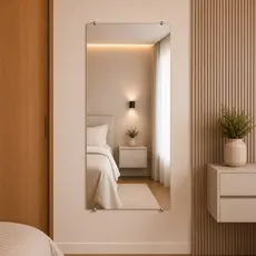 Espelho Grande Corpo Inteiro 110x60cm / 60x110cm Para Quarto/Sala/Banheiro Penteadeira