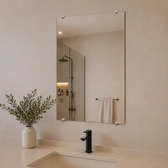 Espelho Grande 100x80/ 80x100cm De Corpo Inteiro Para Quarto/Sala/Banheiro - Maquiagem Penteadeira
