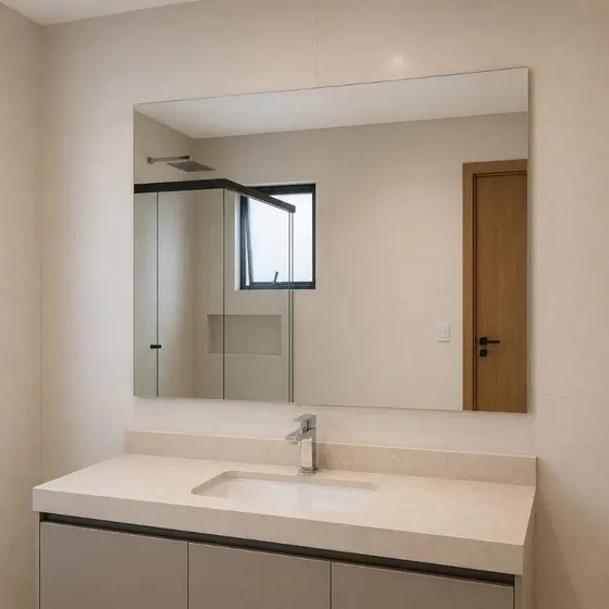 Espelho Grande Retangular 100x80 Para Corpo Inteiro Para Quarto/Sala/Banheiro Penteadeira