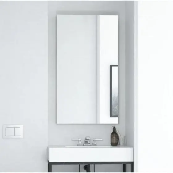 Espelho Grande 100x60 Lapidado Para Parede Banheiro Sala Quarto
