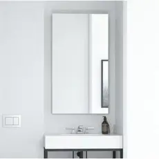 Espelho Grande 100x60 Lapidado Para Parede Banheiro Sala Quarto