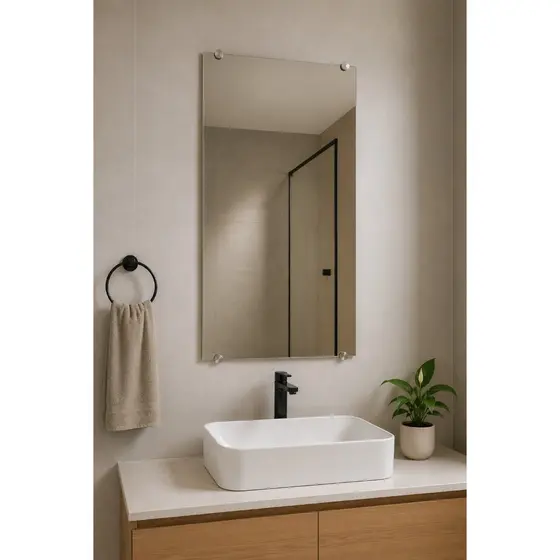 Espelho Grande 100x60cm/ 60x100cm Lapidado De Parede Para Quarto/Sala/Banheiro Penteadeira