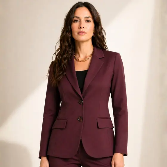 Blazer Alfaiataria Social Feminino Elegante Amanda