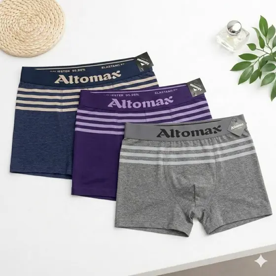 Cueca Boxer Sem Costura Altomax Premium Estampadas Confortável