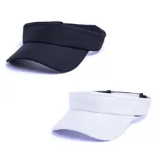 Kit 2 Viseira Proteção UV Esportiva Ajustável Chapéu De Verão