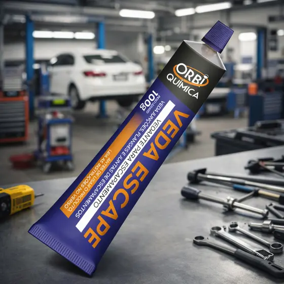 Cola Adesivo Veda Escapamento de Alta Temperatura Carro Moto Caminhão