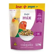 Mistura  de sementes Mix Calopsita Periquito Agapornis Prefere