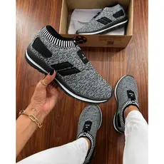 Tênis Feminino Masculino Meia Confortável Leve Sem cadarço