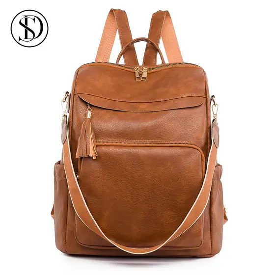 Mochilas Femininas Escolar Bolsa De Viagem Faculdade Trabalho Casual Bolsa Elegante Antifurto